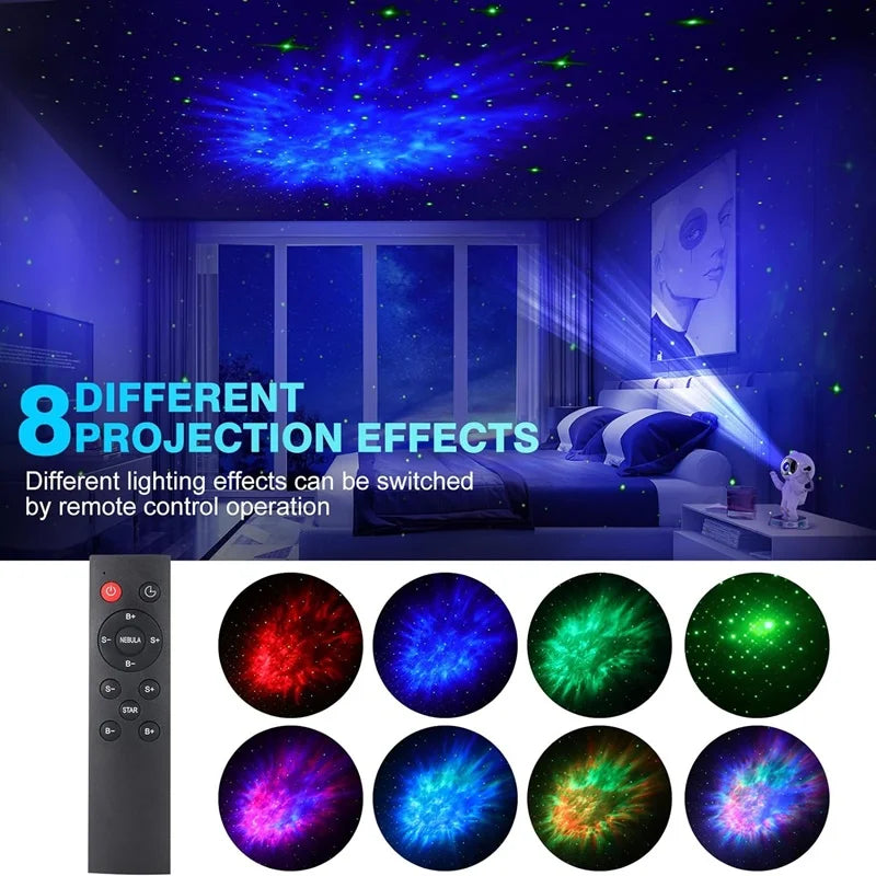 Astronaut Galaxy Star Projector Night Light