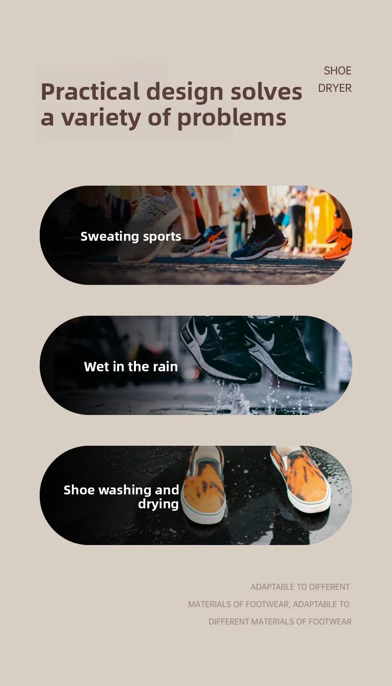 Electric Shoe Dryer & Odor Eliminator with Heat