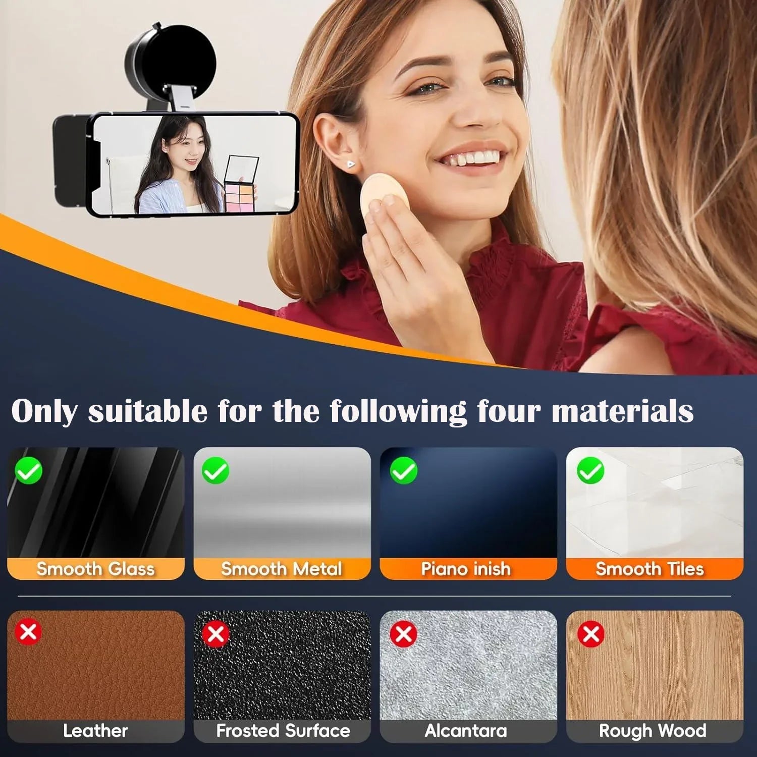 360° Magnetic Car Phone Mount with Nano Suction