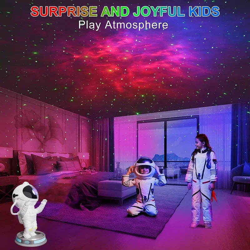 Astronaut Galaxy Star Projector Night Light