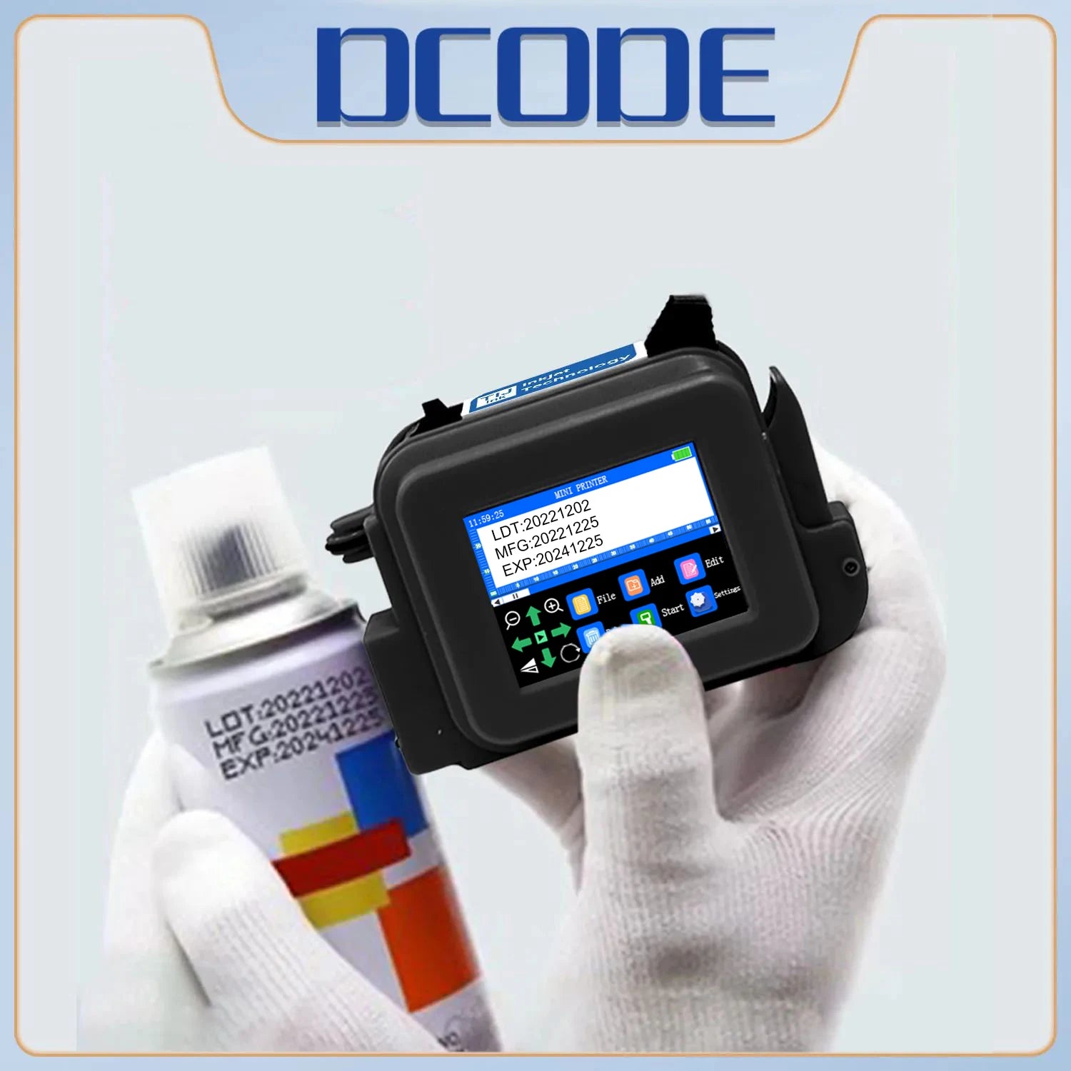 Portable Handheld Inkjet Mini Printer