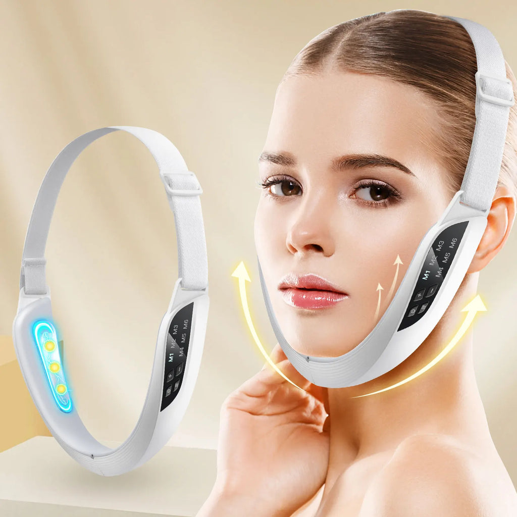 EMS Face Lifting Massager Anti Wrinkle Facial Massager, Face Slimming Remover & Double Chin LED Photon Therapy
