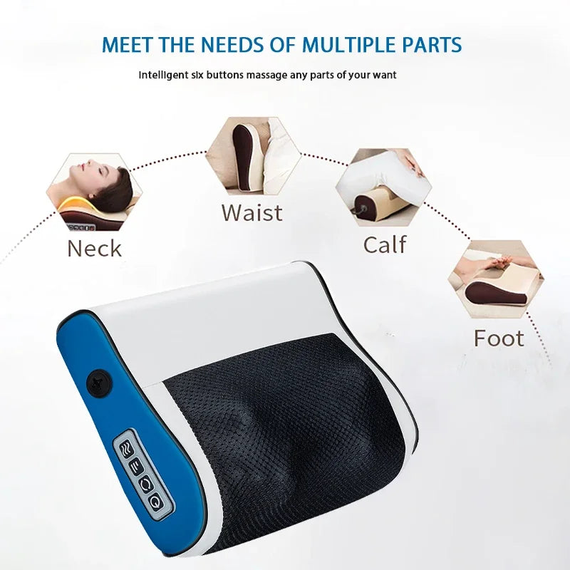 Smart Neck & Shoulder Massager with Heat & Deep Kneading