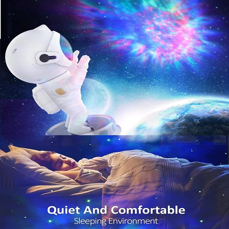 Astronaut Galaxy Star Projector Night Light