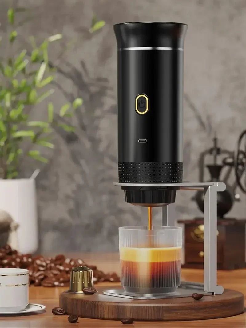 Portable Electric Coffee Machine for Car : A 3-in-1 Capsule