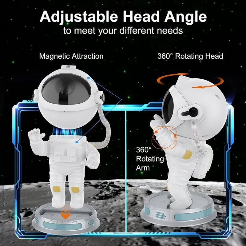 Astronaut Galaxy Star Projector Night Light