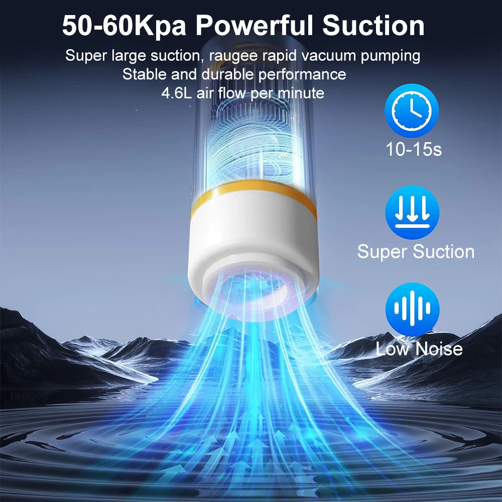 Mini Electrical & Rechargeable Air Pump for Food