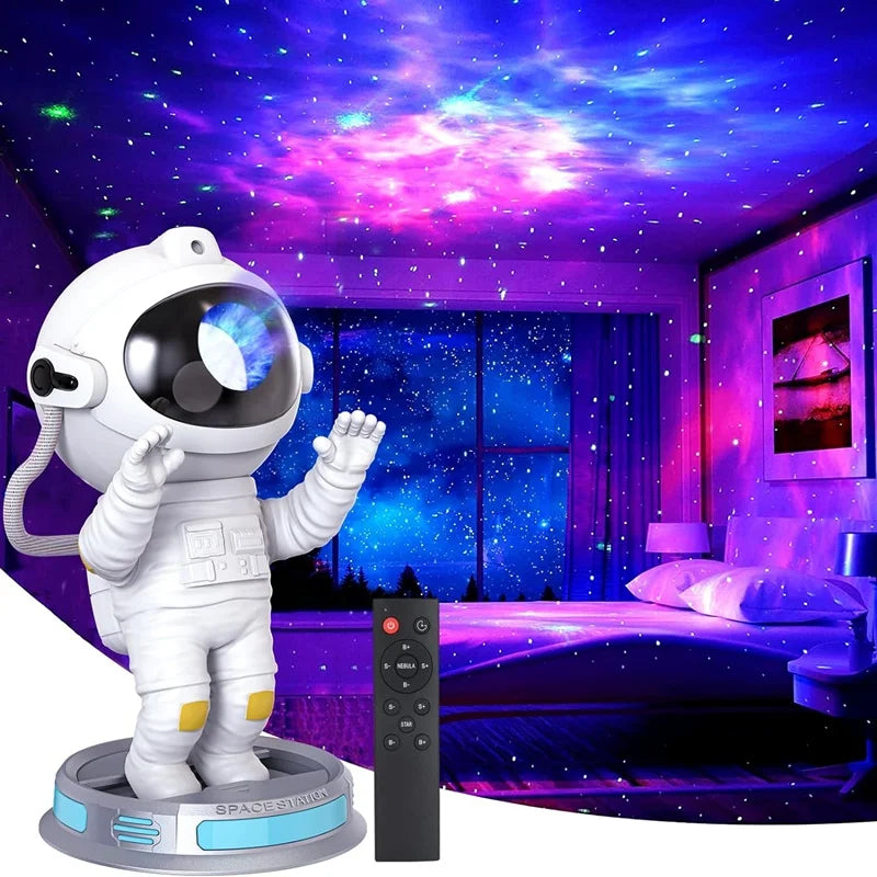 Astronaut Galaxy Star Projector Night Light