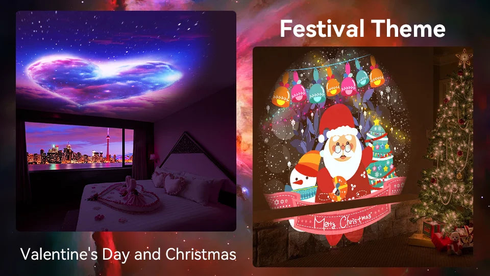 13-in-1 Galaxy Projector Night Light