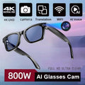 AI Smart Camera Glasses with Translation & Calls