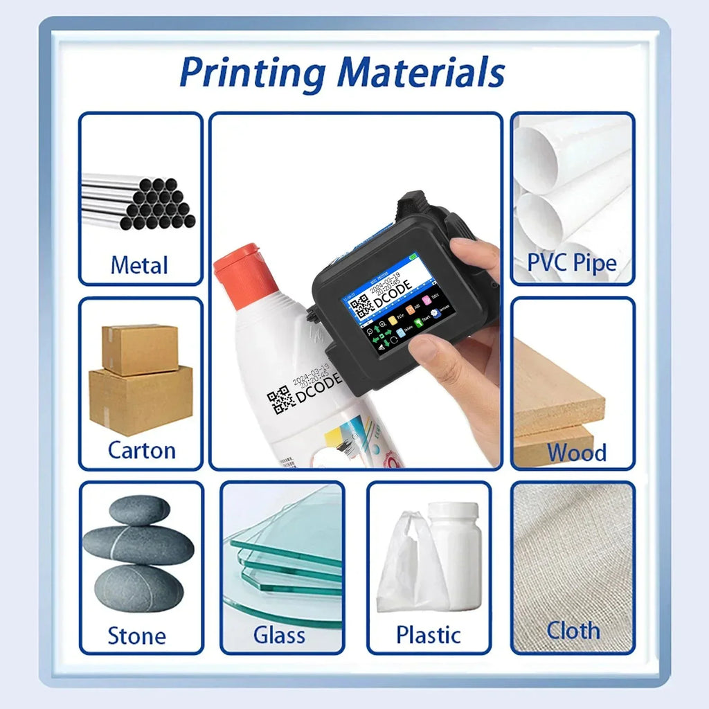 Portable Handheld Inkjet Mini Printer