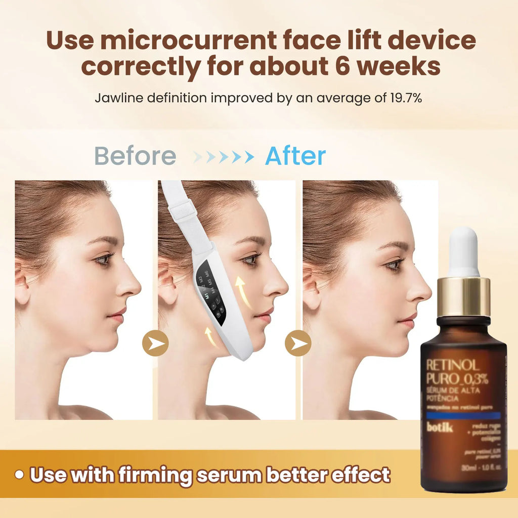 EMS Face Lifting Massager Anti Wrinkle Facial Massager, Face Slimming Remover & Double Chin LED Photon Therapy
