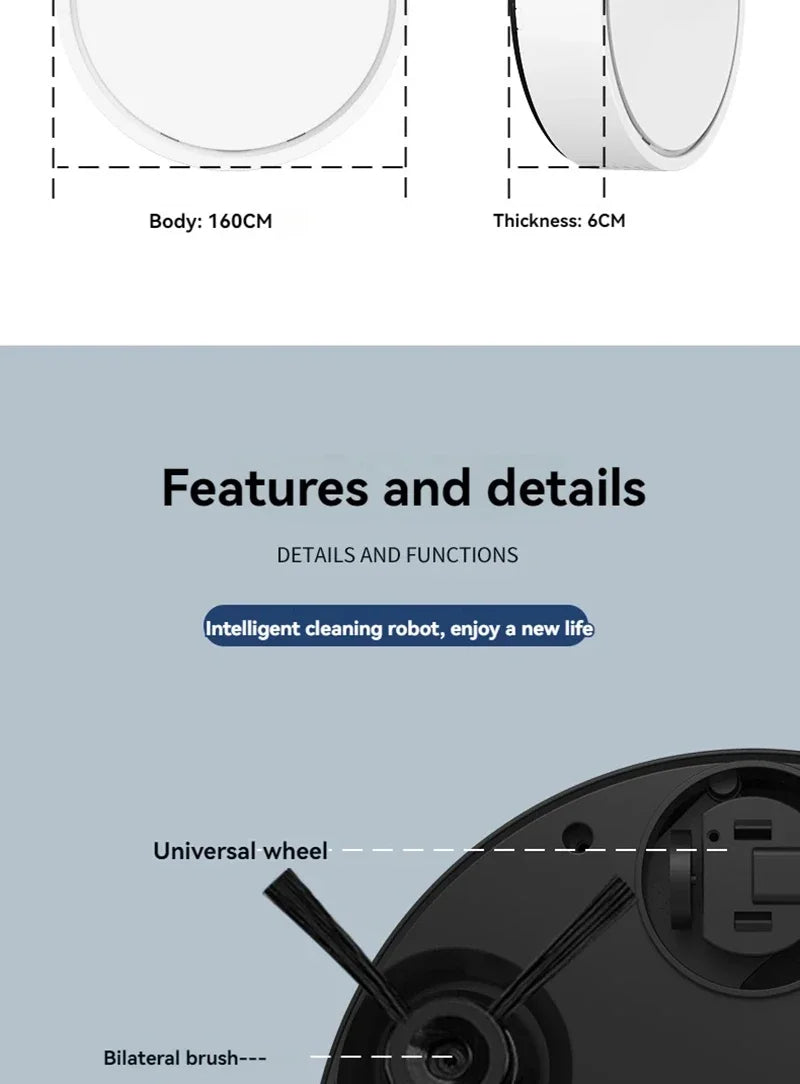 Smart Robot Vacuum & Mop Cleaner